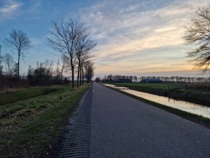 
                            <b>Rechte landweg met bomen en kanaal erlangs bij zonsondergang.</b><br>
                                                        <b>ISO:</b> 50 | <b>Sluitertijd:</b> 1/199 | <b>Diafragma:</b> f/1.8 | <b>Datum:</b> 2025-02-23

                        