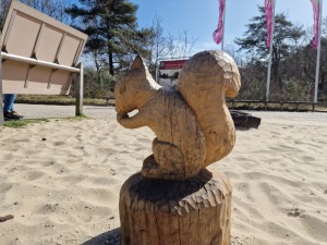 
                            <b>Houten eekhoornbeeld op zandgrond, met mensen op de achtergrond.</b><br>
                                                        <b>ISO:</b> 50 | <b>Sluitertijd:</b> 1/11628 | <b>Diafragma:</b> f/1.8 | <b>Datum:</b> 2025-03-30

                        