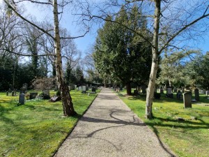 
                            <b>Begraafplaats met wandelpad omgeven door bomen en grafstenen.</b><br>
                                                        <b>ISO:</b> 50 | <b>Sluitertijd:</b> 1/986 | <b>Diafragma:</b> f/2.2 | <b>Datum:</b> 2025-03-30

                        