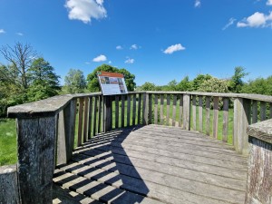 
                            <b>Uitkijkplatform met informatiebord, houten reling, en uitzicht op groene omgeving.</b><br>
                                                        <b>ISO:</b> 50 | <b>Sluitertijd:</b> 1/1927 | <b>Diafragma:</b> f/2.2 | <b>Datum:</b> 2025-05-18

                        