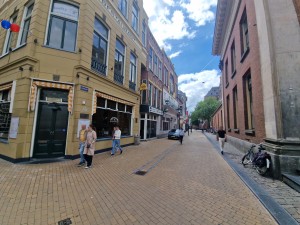 
                            <b>Straat met winkel en voorbijgangers, enkele fietsen geparkeerd langs de muur.</b><br>
                                                        <b>ISO:</b> 50 | <b>Sluitertijd:</b> 1/1866 | <b>Diafragma:</b> f/2.2 | <b>Datum:</b> 2025-05-26

                        