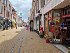 
                            <b>Winkelstraat met kleurrijke kleding in etalages en fietser op de achtergrond.</b><br>
                                                        <b>ISO:</b> 50 | <b>Sluitertijd:</b> 1/5682 | <b>Diafragma:</b> f/1.8 | <b>Datum:</b> 2025-05-26

                        