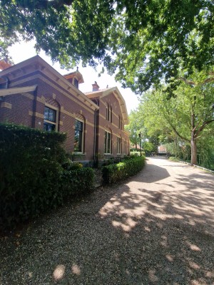 
                            <b>Elegant oud gebouw met bakstenen, omringd door bomen en groen.</b><br>
                                                        <b>ISO:</b> 50 | <b>Sluitertijd:</b> 1/448 | <b>Diafragma:</b> f/2.2 | <b>Datum:</b> 2025-07-02

                        