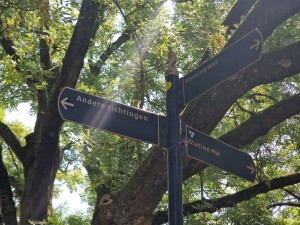 
                            <b>Wegwijzer met pijlen wijzend naar "Andere richtingen" en "Vestingwal".</b><br>
                                                        <b>ISO:</b> 50 | <b>Sluitertijd:</b> 1/855 | <b>Diafragma:</b> f/2.4 | <b>Datum:</b> 2025-07-02

                        