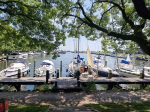 
                            <b>Verschillende boten aangemeerd aan een houten steiger onder schaduwrijke bomen.</b><br>
                                                        <b>ISO:</b> 50 | <b>Sluitertijd:</b> 1/1033 | <b>Diafragma:</b> f/1.8 | <b>Datum:</b> 2025-07-02

                        