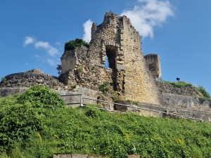 
                            <b>Oude stenen ruïne op een groene heuvel met blauwe lucht.</b><br>
                                                        <b>ISO:</b> 50 | <b>Sluitertijd:</b> 1/1706 | <b>Diafragma:</b> f/1.8 | <b>Datum:</b> 2025-06-26

                        