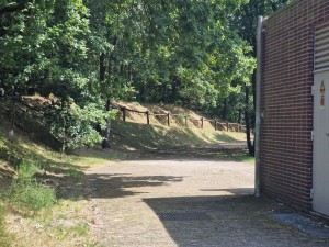 
                            <b>Pad langs omheining, naast gebouw met bakstenen muur in groene omgeving.</b><br>
                                                        <b>ISO:</b> 50 | <b>Sluitertijd:</b> 1/692 | <b>Diafragma:</b> f/2.4 | <b>Datum:</b> 2025-06-25

                        
