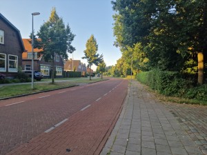 
                            <b>Rustige straat met fiets- en wandelpad, omringd door huizen en bomen.</b><br>
                                                        <b>ISO:</b> 50 | <b>Sluitertijd:</b> 1111111/200000000 | <b>Diafragma:</b> f/1.8 | <b>Datum:</b> 2025-06-30

                        