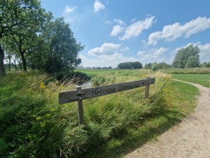 
                            <b>Houten bord met tekst leidt naar wandelpad door groene natuur.</b><br>
                                                        <b>ISO:</b> 50 | <b>Sluitertijd:</b> 1/3289 | <b>Diafragma:</b> f/2.2 | <b>Datum:</b> 2025-07-20

                        