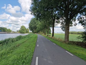 
                            <b>Geasfalteerd fietspad met bomenrij langs een kanaal.</b><br>
                                                        <b>ISO:</b> 50 | <b>Sluitertijd:</b> 1/6135 | <b>Diafragma:</b> f/1.8 | <b>Datum:</b> 2025-07-27

                        