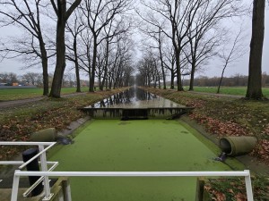 
                            <b>Sluis met algenrijke watergang en afwateringsbuizen.</b><br>
                                                        <b>ISO:</b> 64 | <b>Sluitertijd:</b> 1/100 | <b>Diafragma:</b> f/2.2 | <b>Datum:</b> 2025-11-16

                        