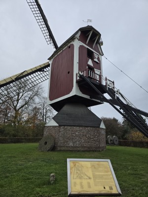 
                            <b>Houten historische windmolen op bakstenen voet met grote wieken.</b><br>
                                                        <b>ISO:</b> 200 | <b>Sluitertijd:</b> 1/180 | <b>Diafragma:</b> f/1.7 | <b>Datum:</b> 2025-11-19

                        