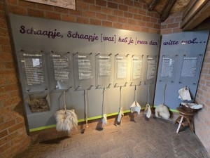 
                            <b>Interactieve tentoonstelling over schapenwol en verwerking tot textiel en perkament.</b><br>
                                                        <b>ISO:</b> 640 | <b>Sluitertijd:</b> 2497831/125000000 | <b>Diafragma:</b> f/2.2 | <b>Datum:</b> 2025-12-07

                        