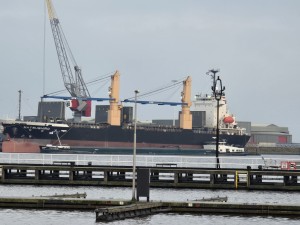 
                            <b>Groot vrachtschip met laadkranen vaart langs de kade.</b><br>
                                                        <b>ISO:</b> 50 | <b>Sluitertijd:</b> 1/100 | <b>Diafragma:</b> f/3.4 | <b>Datum:</b> 2025-11-10

                        