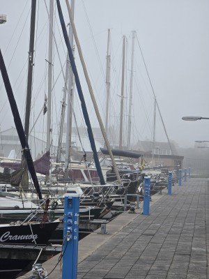 
                            <b>Aangemeerde zeilboten liggen zij aan zij in de jachthaven.</b><br>
                                                        <b>ISO:</b> 32 | <b>Sluitertijd:</b> 1/177 | <b>Diafragma:</b> f/3.4 | <b>Datum:</b> 2025-11-07

                        