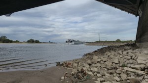 Schip over de Waal